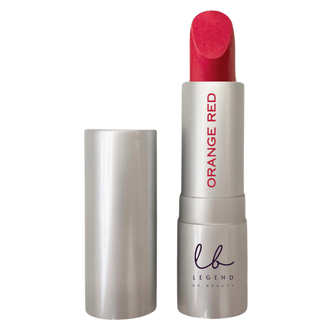 Legend Of Beauty Natural Vegan Lipstick - Orange Red