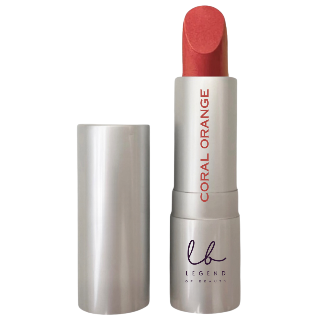 Legend Of Beauty Natural Vegan Lipstick - Coral Orange