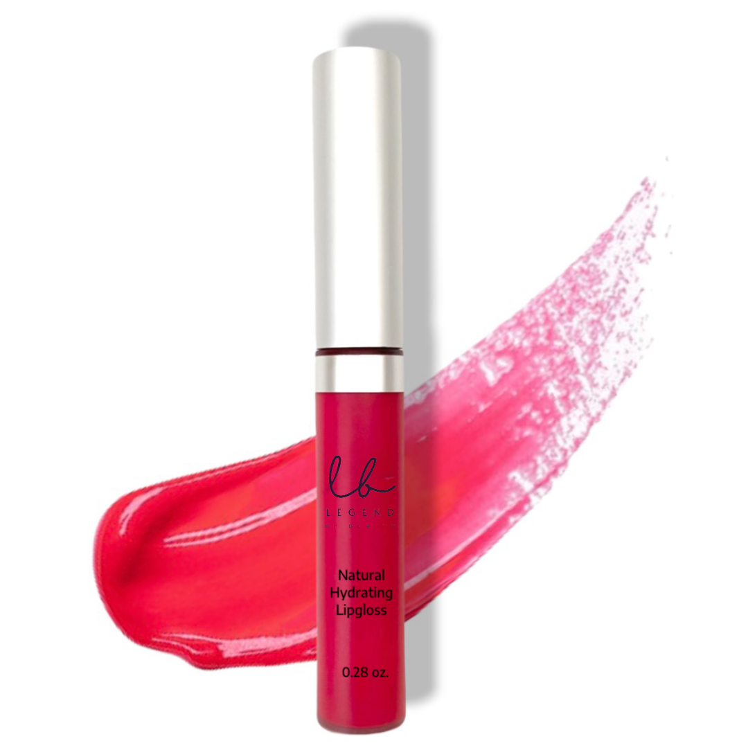 Natural Hydrating Lipgloss (SCARLET) (8g, 0.28oz.) Legend of Beauty