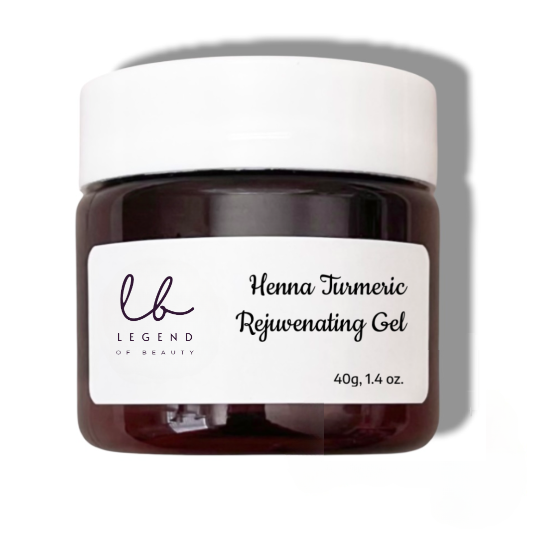 Henna Turmeric Rejuvenating Gel (40g, 1.4oz.) - Legend of Beauty 