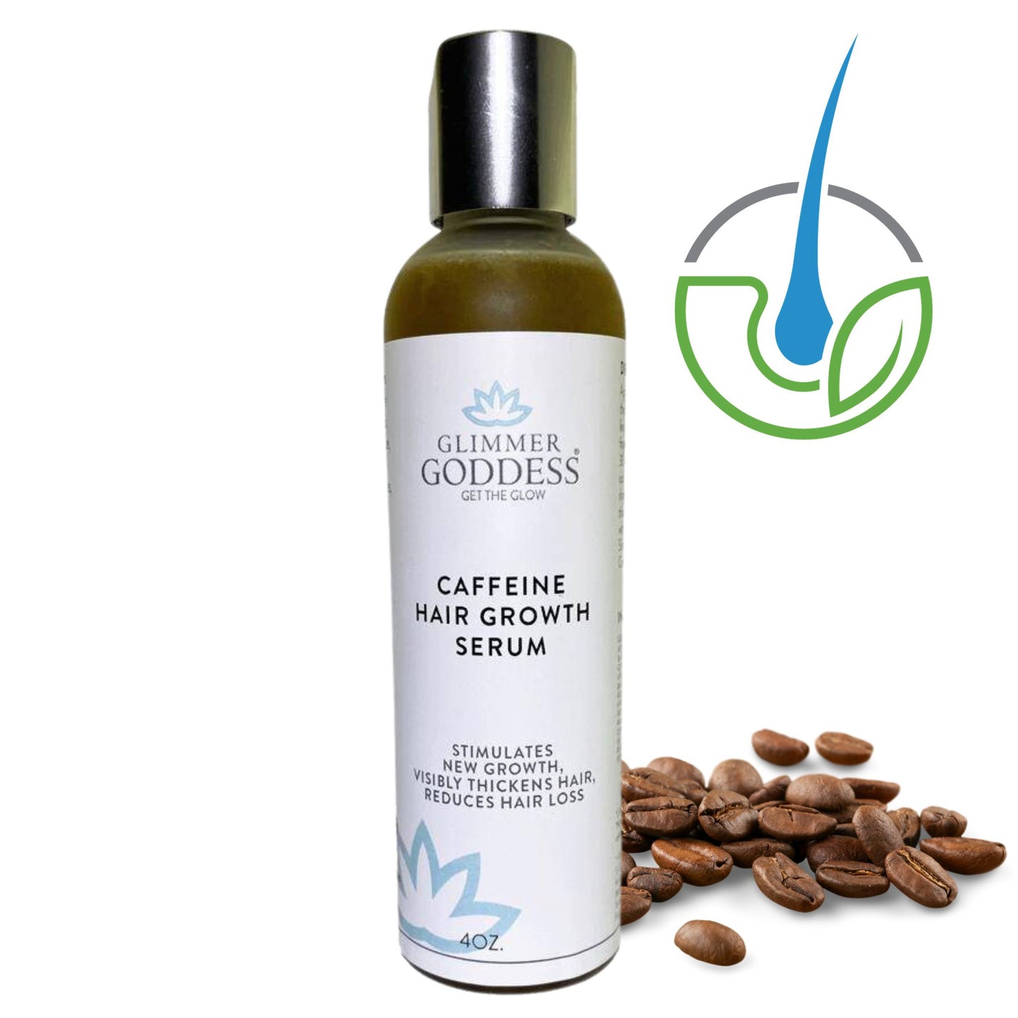 Organic Caffeine + Protein Hair Growth Serum