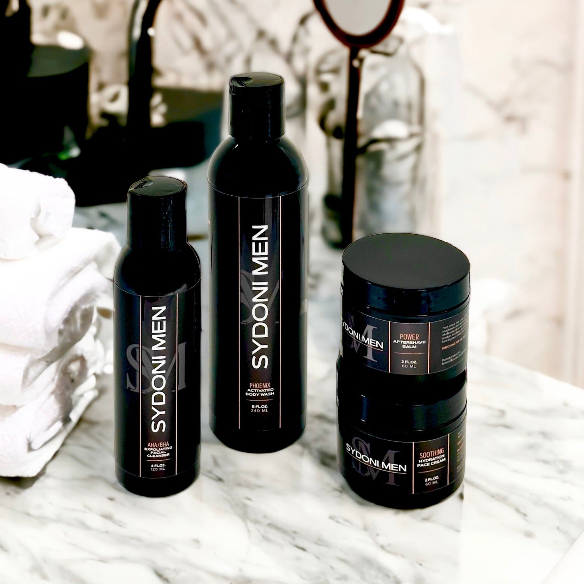 SUPERIOR FACE AND BODY SKINCARE SET FOR MEN