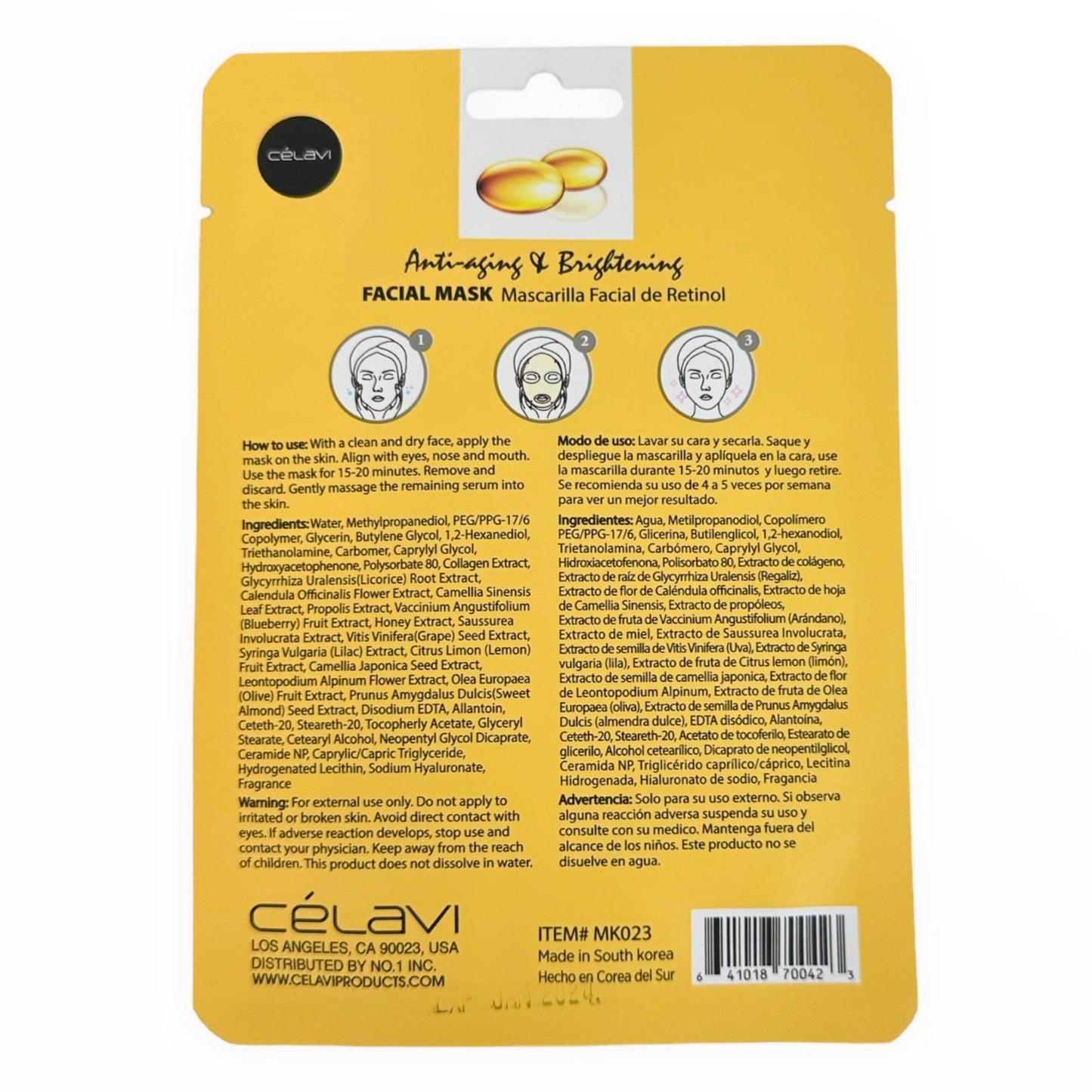 Sydoni Anti-Aging Retinol Sheet Mask