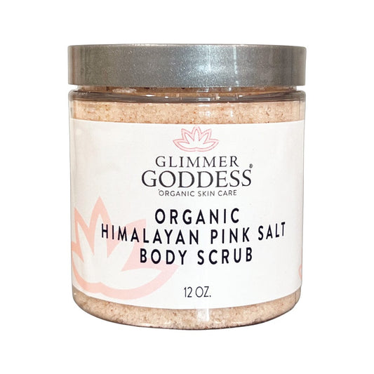 Glimmer Goddess® Organic Himalayan Pink Salt Body Scrub Set