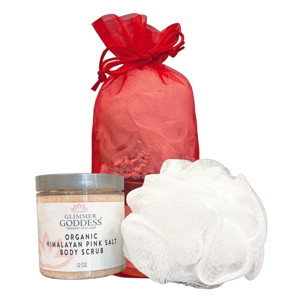 Glimmer Goddess® Organic Himalayan Pink Salt Body Scrub Set