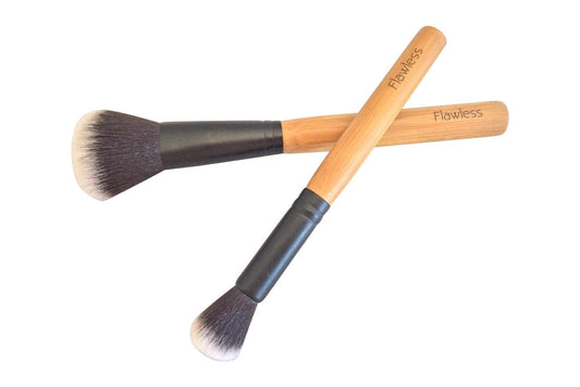 Contour and Highlighter Makeup Brush Duo-2